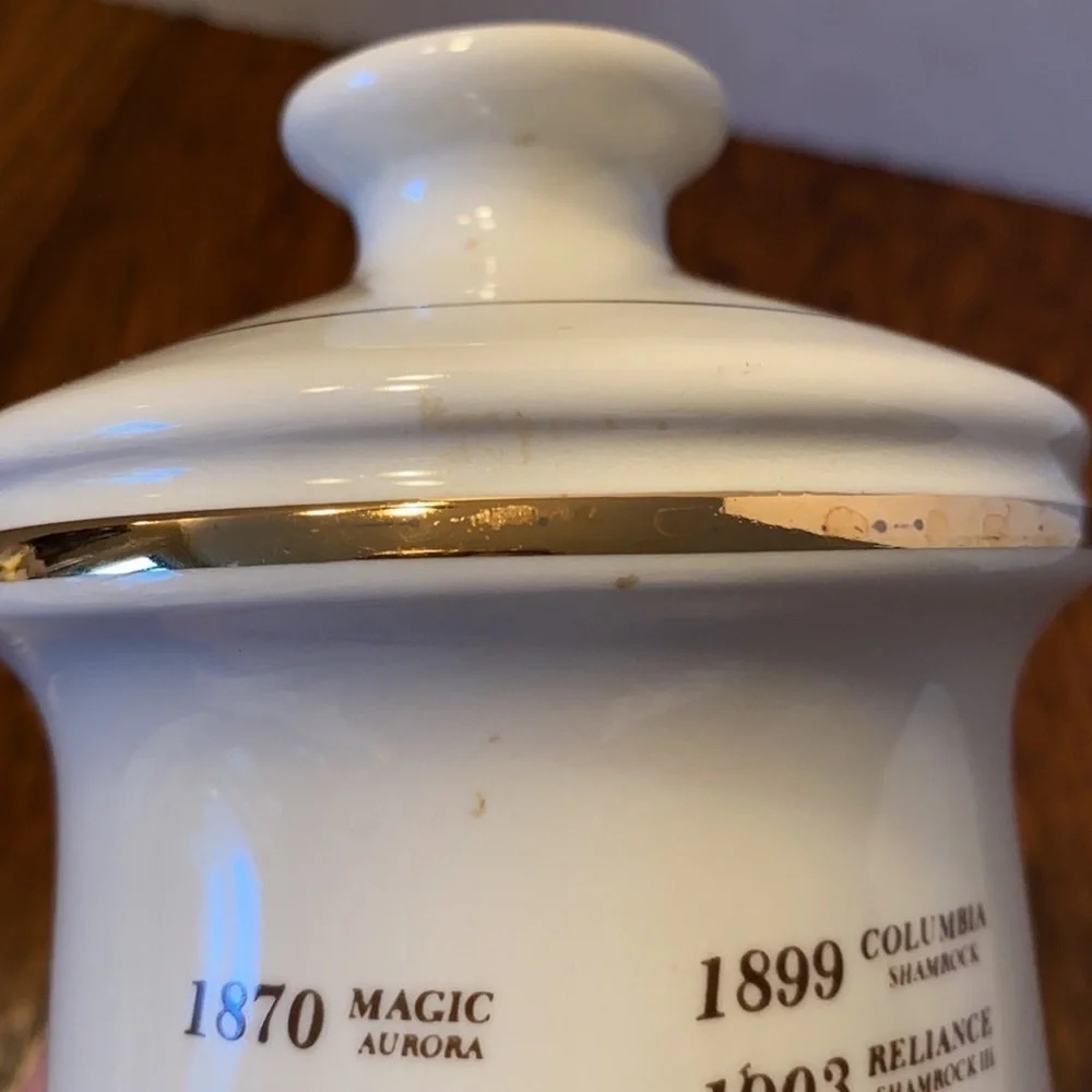 America's Cup 100th Anniversary Stitzel Weller Distillery Porcelain Decanter